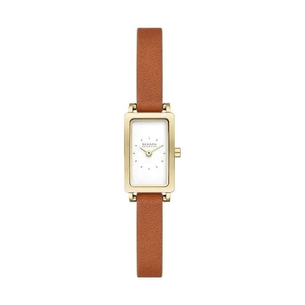 Skagen Montre Skagen Collection Hagen Micro en Cuir Marron