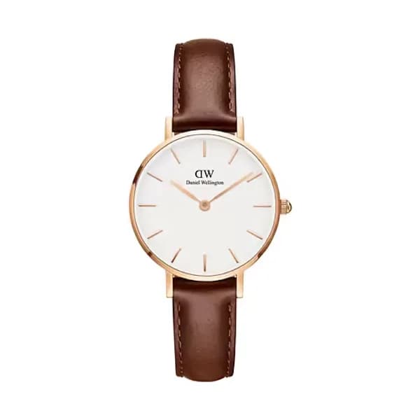 Daniel Wellington Montre Analogique Femme Daniel Wellington Cuir Marron DW.DW00100231