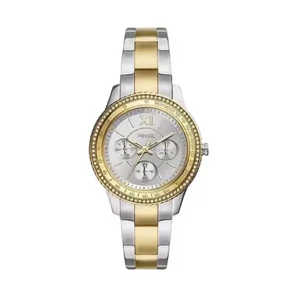 Fossil Montre Femme FOSSIL STELLA en Acier Bicolore