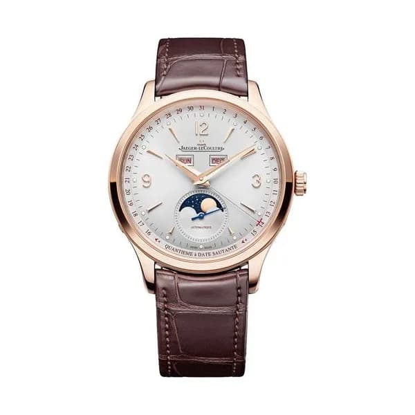 Jaeger-LeCoultre Montre Jaeger-LeCoultre Master Control Calendar automatique or rose bracelet cuir 40 mm