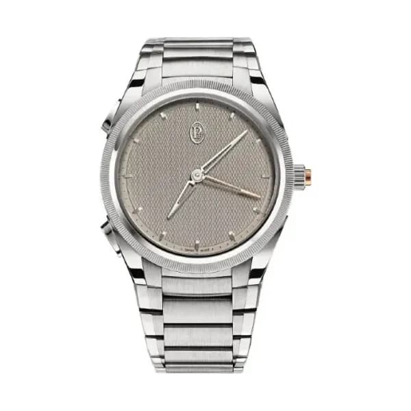 Parmigiani Fleurier Tonda Pf Minute Rattrapante Steel Platinum Sand Grey