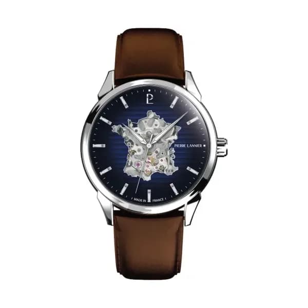 Pierre Lannier Montre Pierre Lannier Monarck Bleu