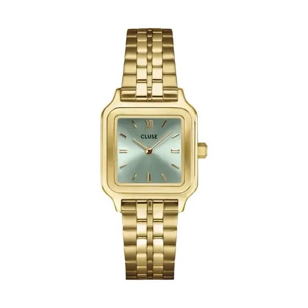 Cluse Gracieuse Petite Watch Steel, Sage Green, Gold Colour