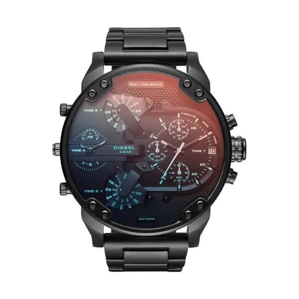 Diesel Montre Diesel Collection Mr. Daddy 2.0 en Acier et PVD Noir