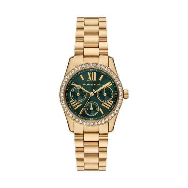 Michael Kors Montre Michael Kors Collection Lexington Lux en Acier et PVD Doré
