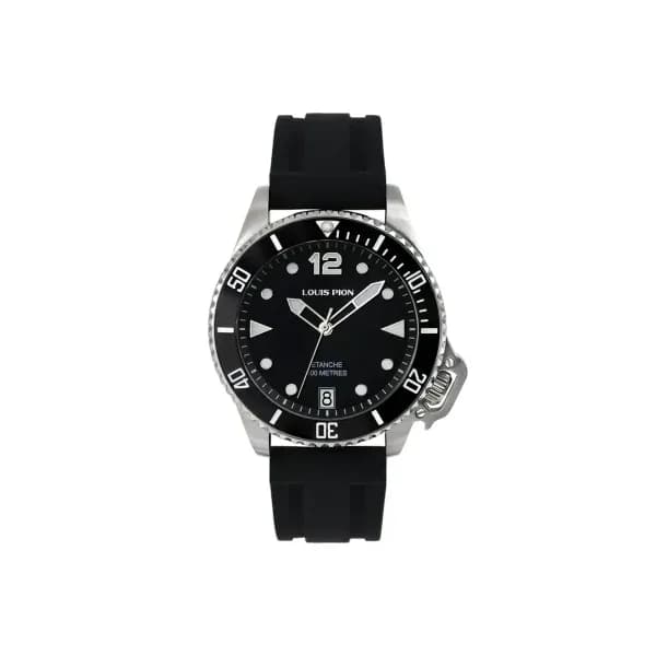 Louis Pion Montre quartz Homme Marin Noir