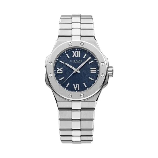 Chopard Montre Chopard Alpine Eagle 33 automatique cadran bleu bracelet acier 33 mm