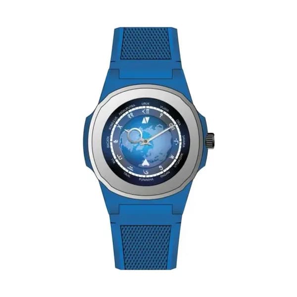 Black Corner Montre Times Dwellers Black Corner x Anka - Bleu