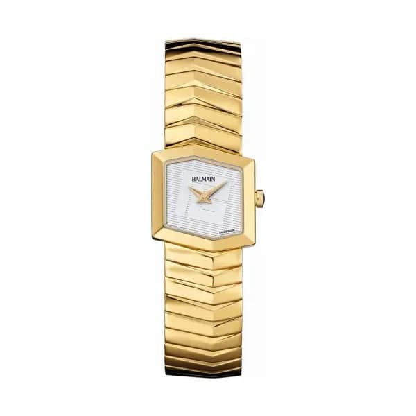 Balmain Montre quartz Femme Taffetas Blanc
