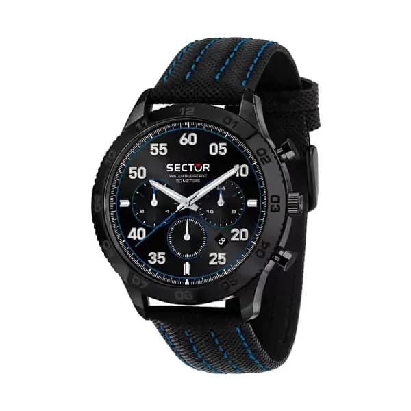 Sector Montre Sector Homme Cuir véritable Noir - Cleor