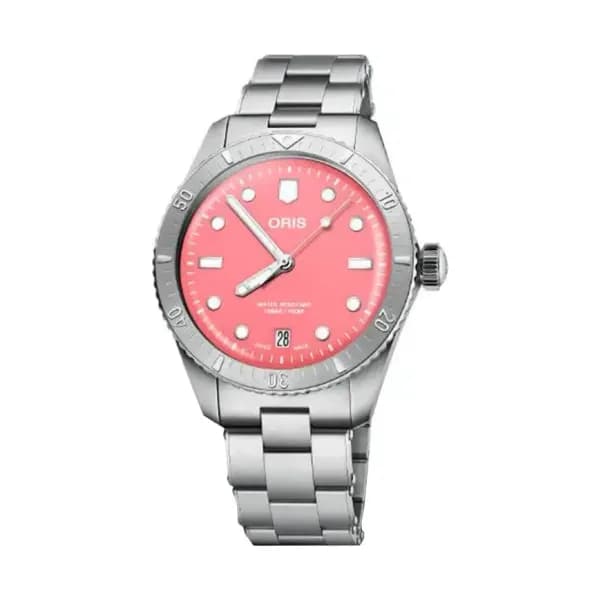 Oris Montre Divers Sixty Five Cotton Candy Rose 01 733 7771 4058-07