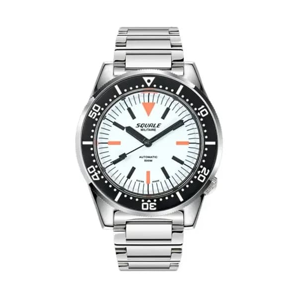 Squale Montre 1521 Full Luminous Militaire Bracelet 1521FUMIWT.SQ20L