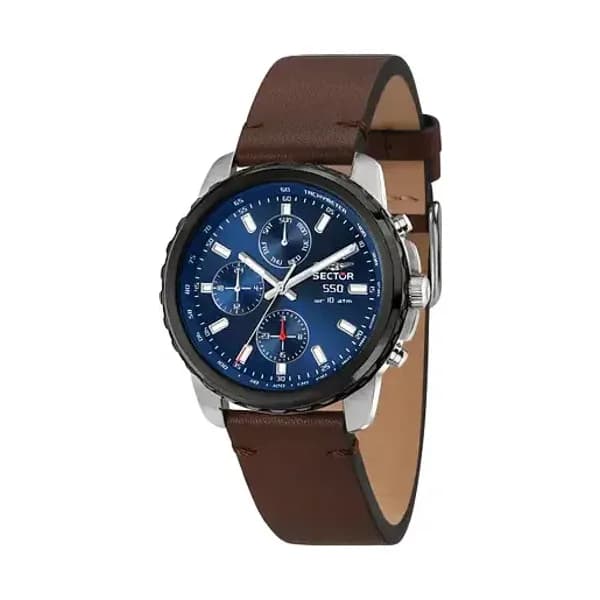 Sector Montre Homme SECTOR en Cuir Marron Etanche