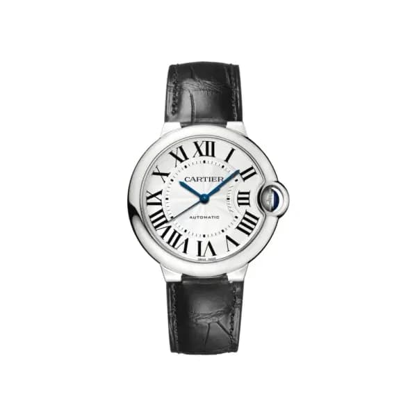 Cartier Montre Homme Ballon bleu Argenté