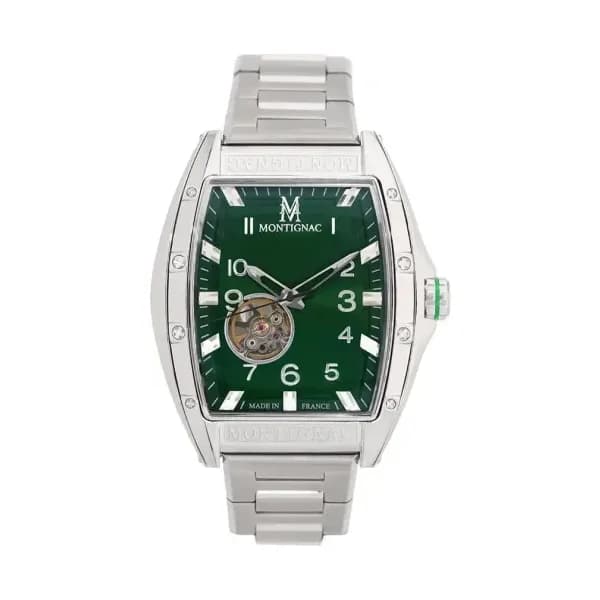 Montignac Montre Automatique Montignac en Acier Argenté