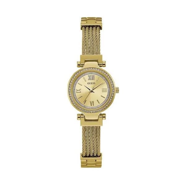 Guess Montre Analogique Femme Guess Acier Jaune W1009L2