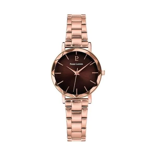 Pierre Lannier Montre Pierre Lannier Collection Multiples en Acier et PVD Doré Rose