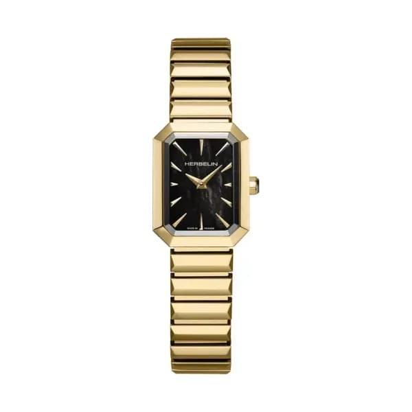 Michel Herbelin Montre Michel Herbelin Octogone Acier PVD Doré - 17556BP1N49