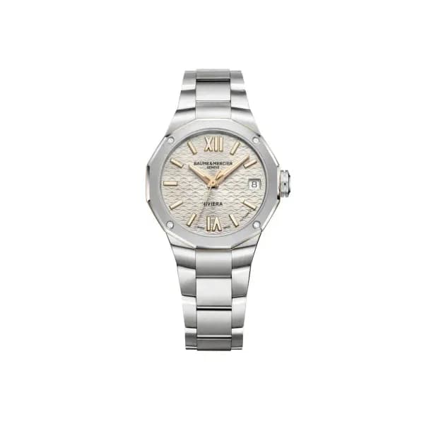 Baume & Mercier Montre automatique Femme Riviera Champagne