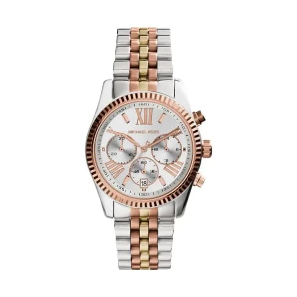 Michael Kors Montre Femme MICHAEL KORS LEXINGTON en Acier Bicolore