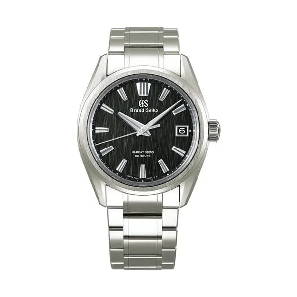 Grand Seiko Montre Grand Seiko Evolution 9 "Night Birch" Hi-Beats automatique cadran blanc bracelet titane 40 mm