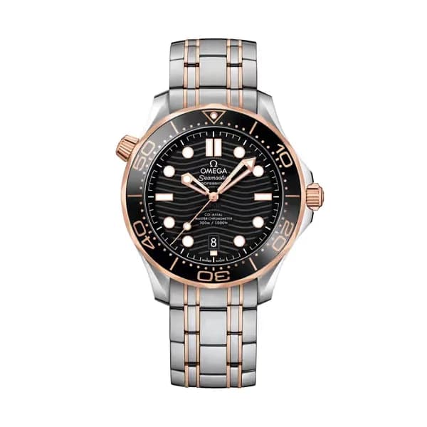 Omega Seamaster 42 mm, acier - or « Sedna™ » sur acier - or « Sedna™ »
