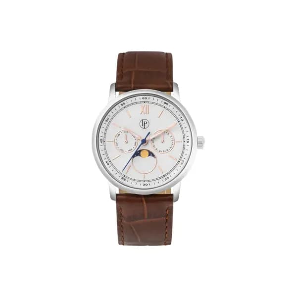 Louis Pion Montre quartz Homme Auguste Blanc