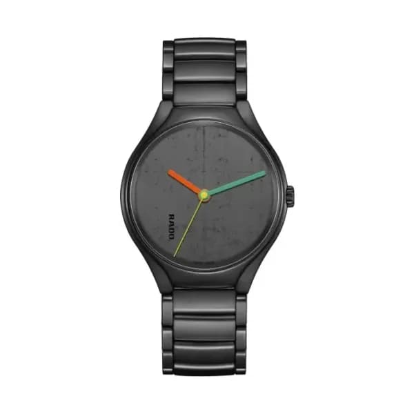 Rado Montre Rado True Round x les Couleurs le Corbusier x Chandigarh Noir d'Ivoire