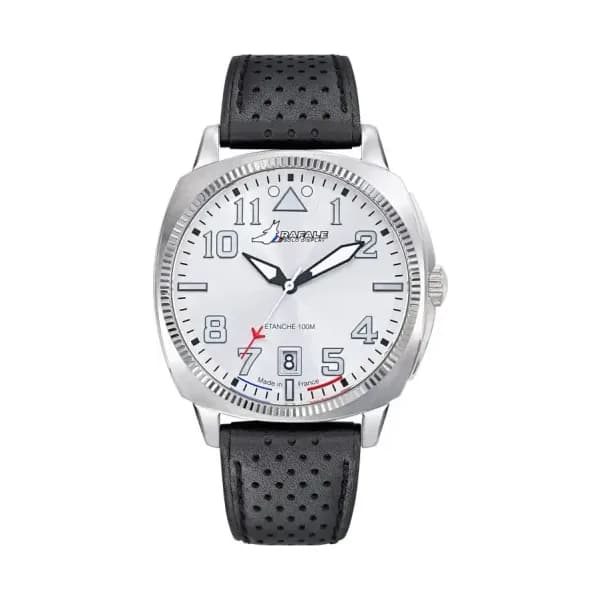 Patrouille de France Montre Rafale Solo Display COACH Acier Cuir Noir 666030