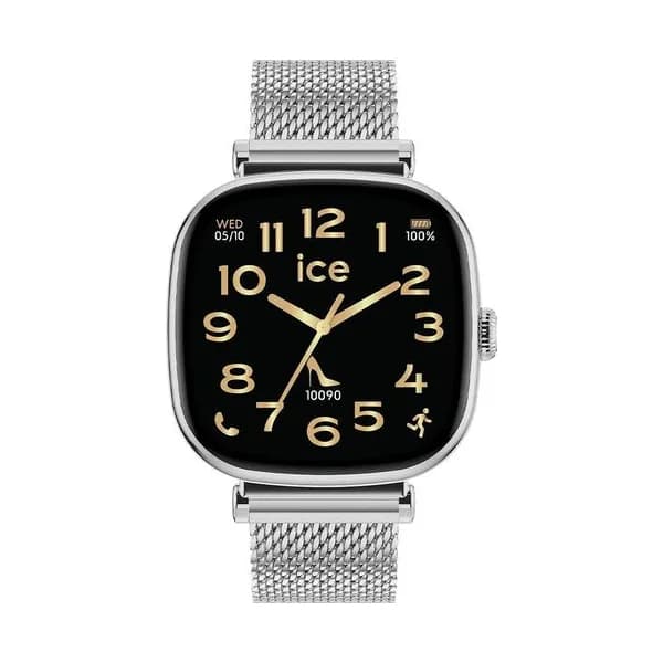Ice Watch Montre Connectée Ice Watch Collection Ice Smart SQ 2.0 en Acier Argenté