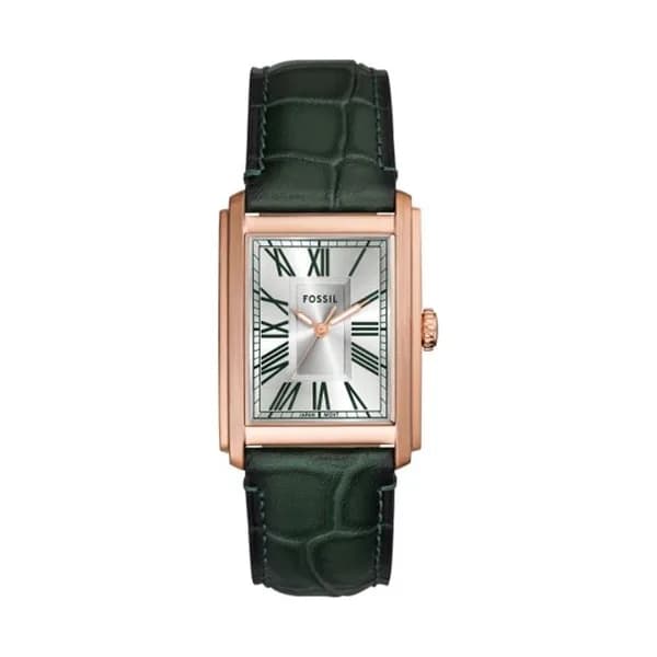 Fossil Montre Fossil Collection Carraway en Cuir Vert