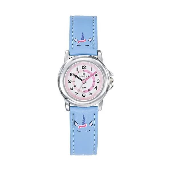 Certus Montre Certus en Cuir Bleu