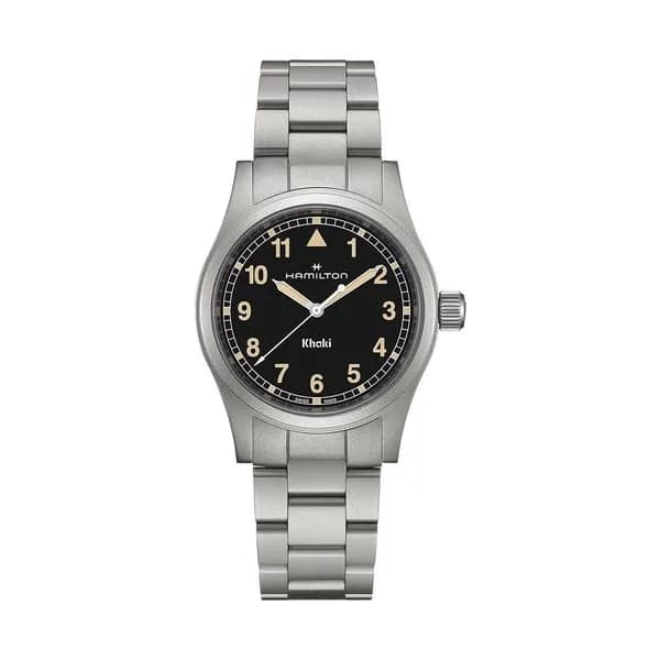 Hamilton Montre Hamilton Collection Khaki Field en Acier Argenté