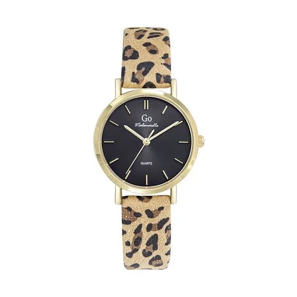 GO Mademoiselle Montre GO Mademoiselle en Cuir Léopard