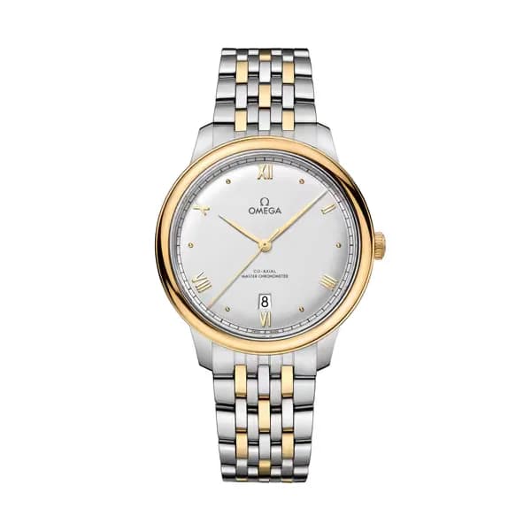 Omega De Ville 40 mm, acier - or jaune sur acier - or jaune