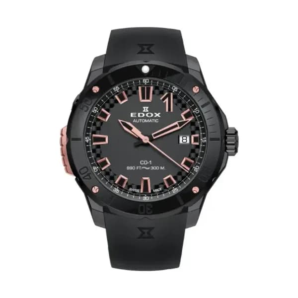 Edox Montre CO-1 Date Automatic 80137-37GNR-CANR