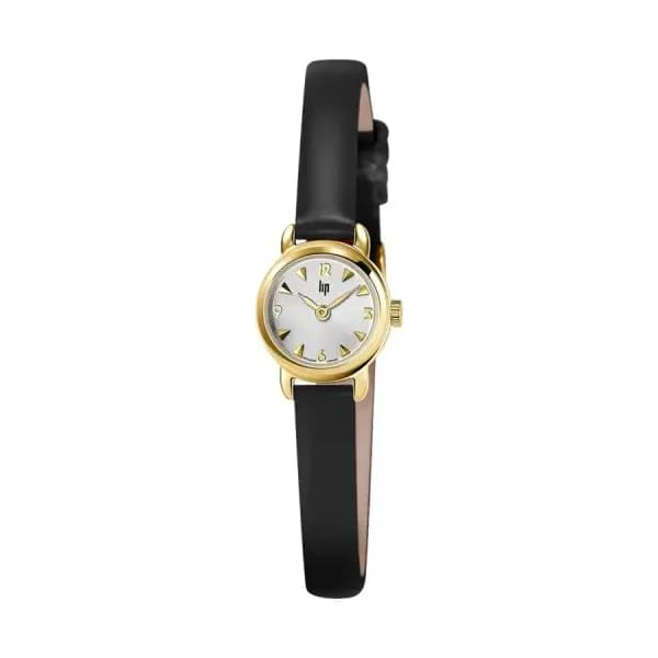 Lip Montre Lip Henriette 671618- Femme - cadran Argent- 18.5 mm - Acier et PVD Doré