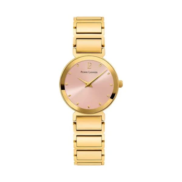 Pierre Lannier Montre Pierre Lannier Collection Ligne Pure en Acier et PVD Doré