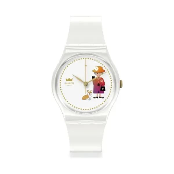 Swatch Montre quartz Femme Gent Blanc