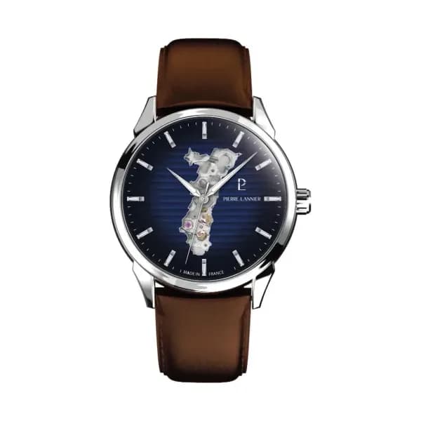 Pierre Lannier Montre Pierre Lannier Monarck Bleu