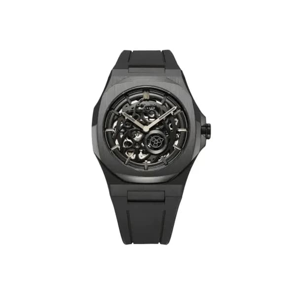D1 Milano Montre automatique Homme Skeleton Noir