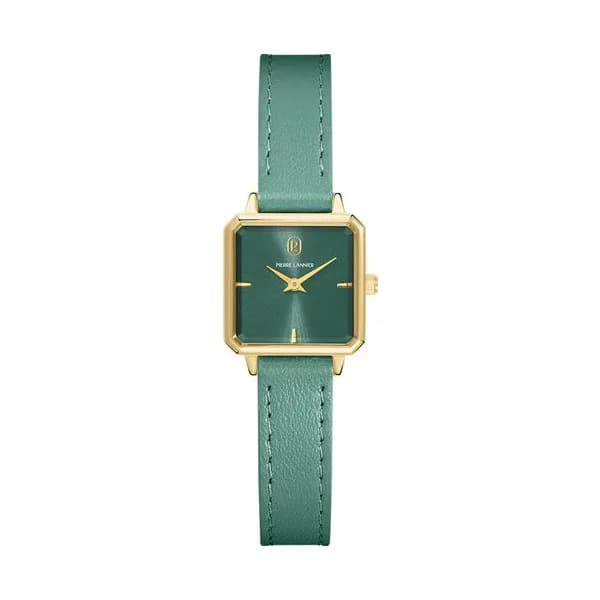 Pierre Lannier Montre Pierre Lannier Collection Leonor en Cuir Vert