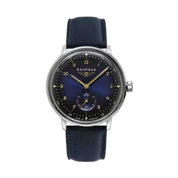 Bauhaus Montre Bauhaus Dessau Ladies Quartz Cadran Bleu nuit Bracelet Cuir - 20373