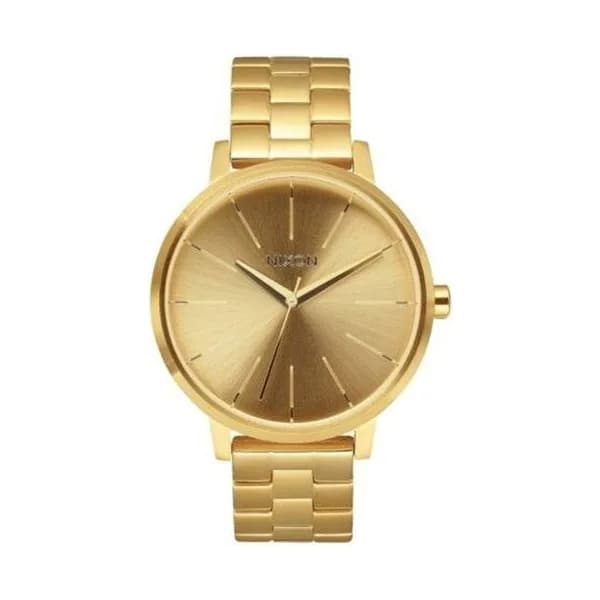 Nixon Montre Nixon Kensington quartz cadran doré bracelet acier PVD or jaune 37 mm