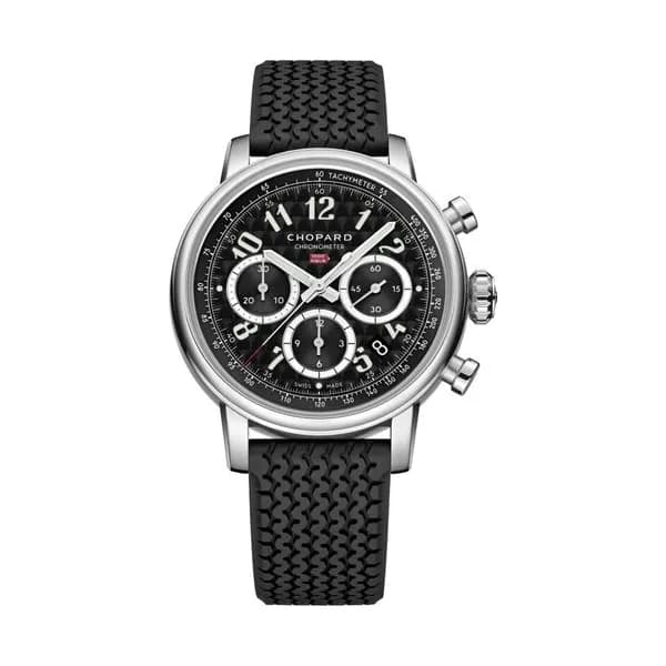 Chopard Montre Chopard Mille Miglia Classic Chronographe automatique cadran noir bracelet caoutchouc 40,5 mm