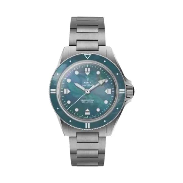 Yema Montre Yema Navygraf Pearl CMM.20 Edition Limitée Bracelet Acier