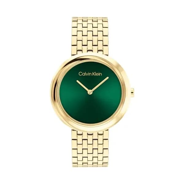 Calvin Klein Montre Calvin Klein Twisted Bezel Vert