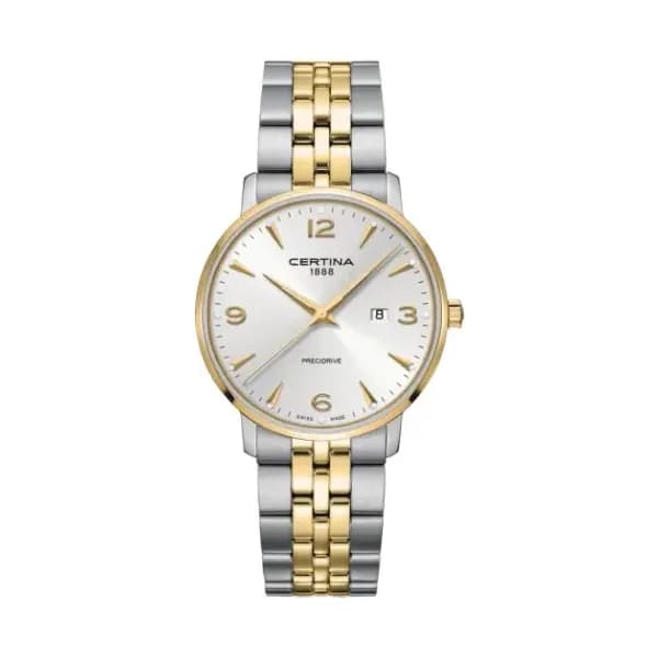 Certina Montre Certina DS Caimano Quartz Cadran Argent