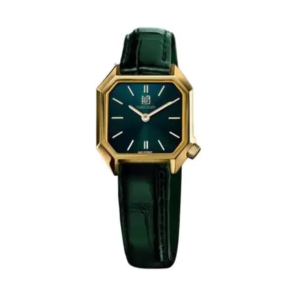 March LA.B Montre March LA.B Lady Mansart Electrique Emerald Alligator Vert