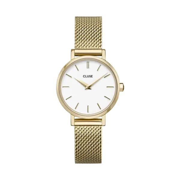 Cluse Montre quartz Femme Boho chic petite Blanc